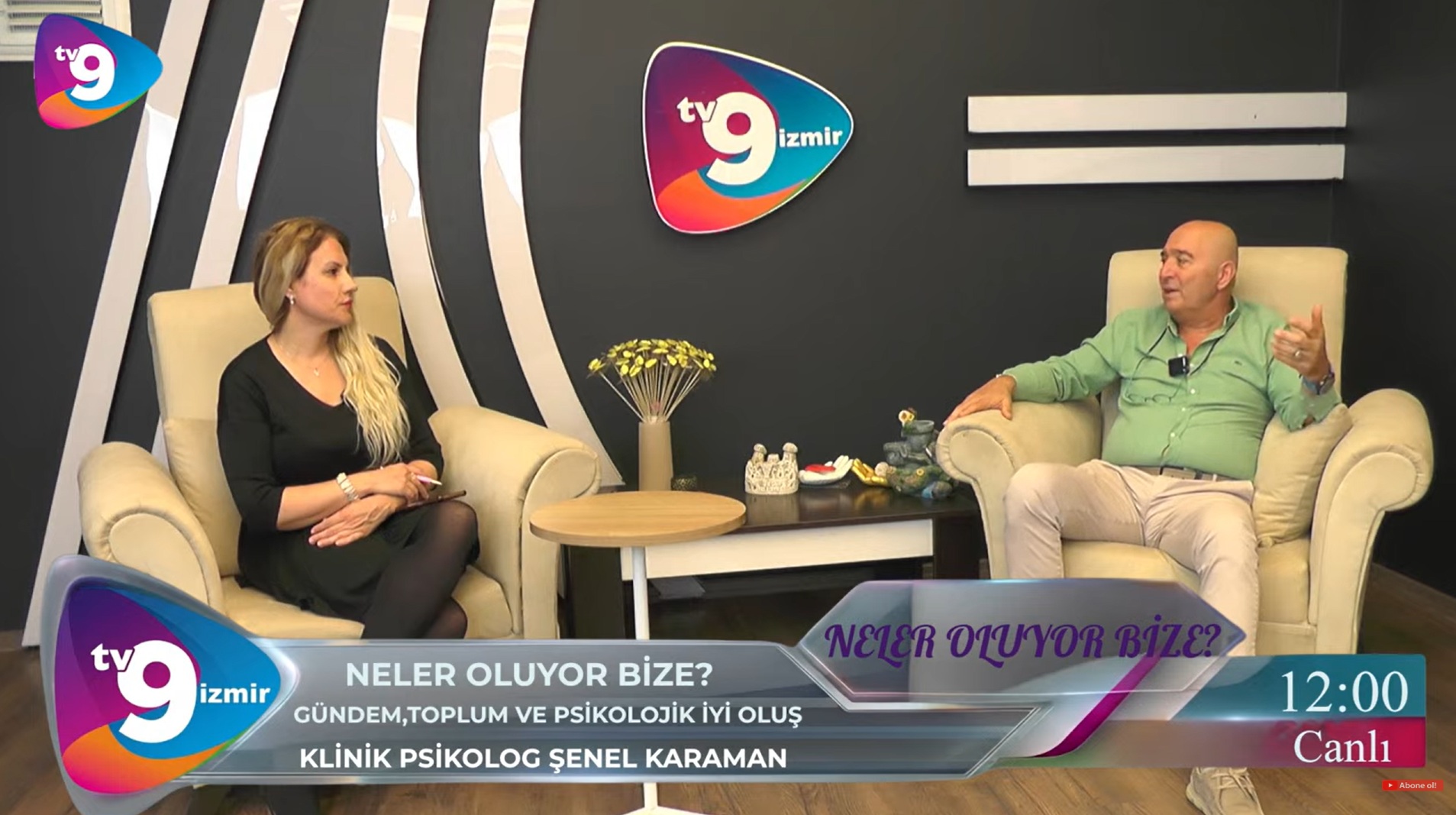 Psikolojik iyi oluş konulu programda Klinik Psikolog Şenel Karaman konuşuyor